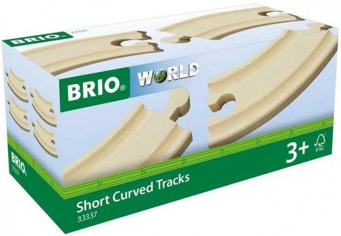 Drewniane tory. Krótkie zakręty - tantis.pl