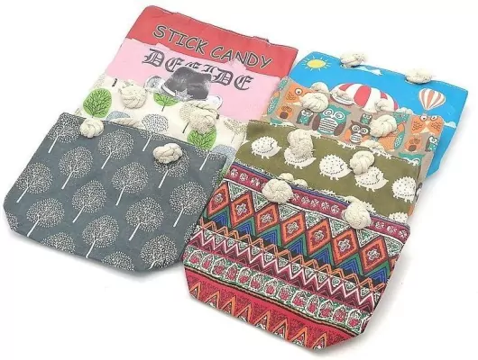 Torebka plażowa 28x19,5x8,5cm MIX