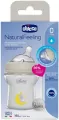 Chicco. NaturalFeeling. Butelka szklana. 150 ml. 0-6 miesięcy - tantis.pl