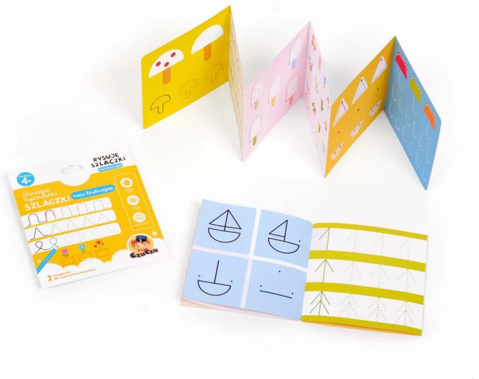 CzuCzu. Rysuję szlaczki nieco trudniejsze. Dłuuugie rysowanki - tantis.pl