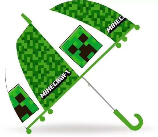 Parasolka przezroczysta 48cm Minecraft - tantis.pl