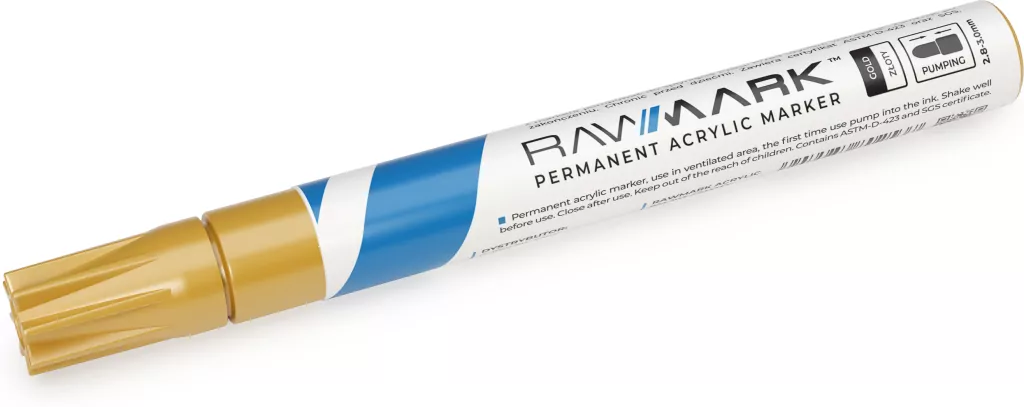 Marker olejowy. Złoty - tantis.pl