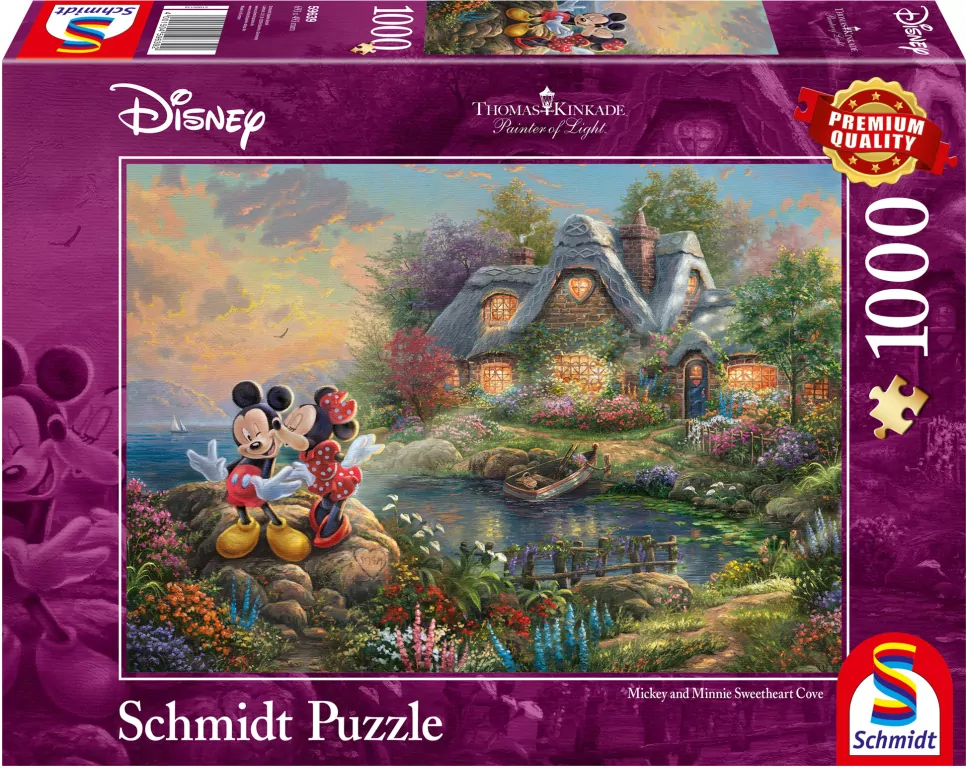 Puzzle 1000 PQ. Disney. Myszka Miki & Minnie - tantis.pl