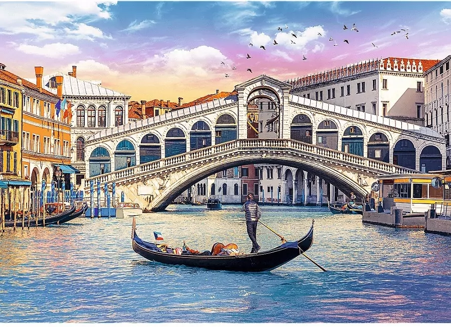 Puzzle 500. Most Rialto, Wenecja TREFL - tantis.pl