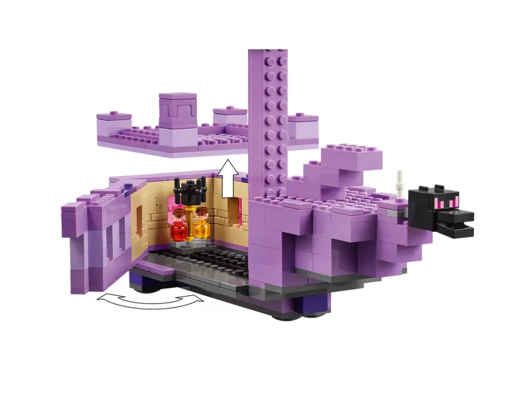 LEGO® Minecraft. Smok kresu i statek kresu. 21264 - tantis.pl