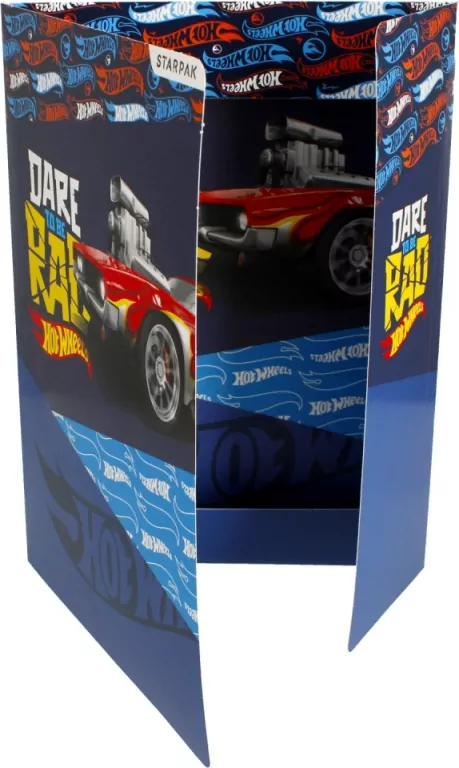 Teczka z gumką A4. Hot Wheels - tantis.pl
