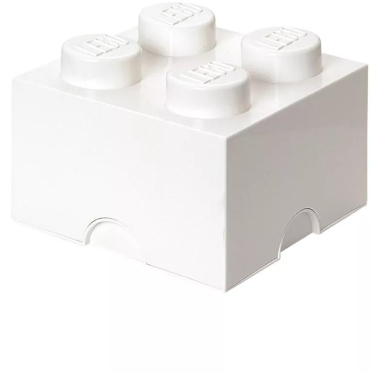 LEGO(R) pojemnik klocek czwórka biały - tantis.pl