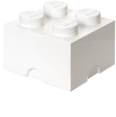 LEGO(R) pojemnik klocek czwórka biały