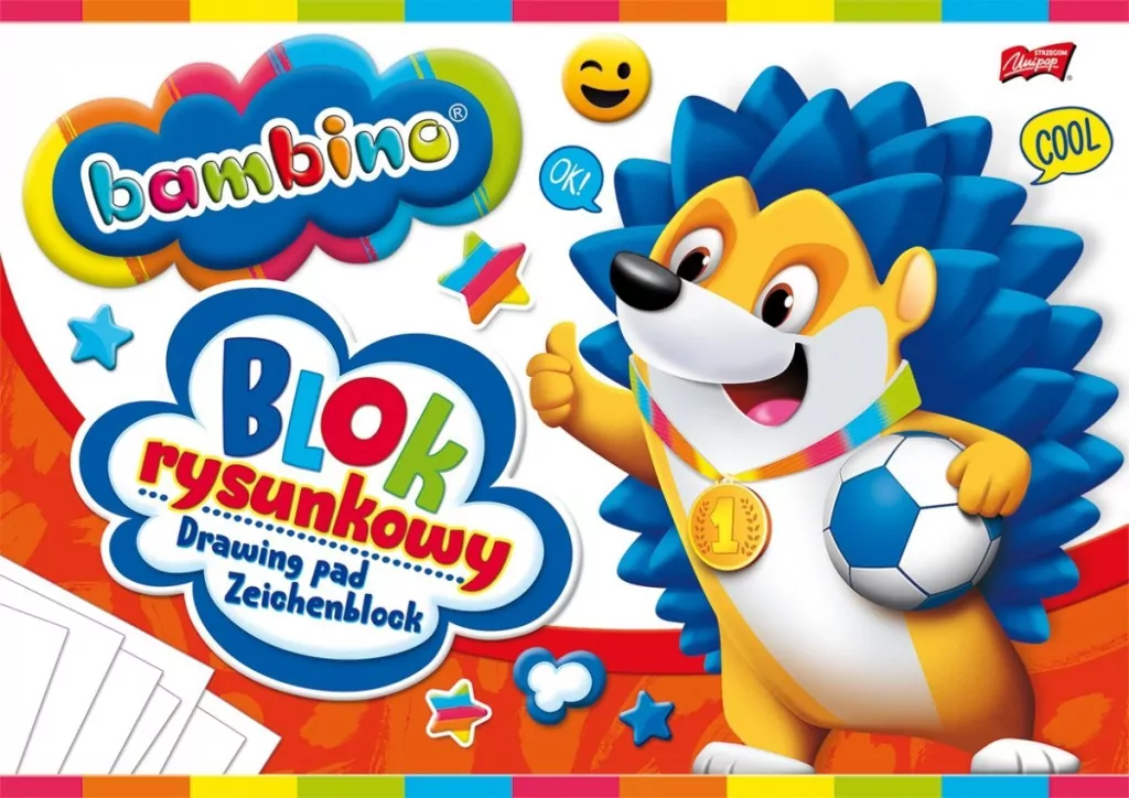 Blok rysunkowy A4/20K. Bambino - tantis.pl