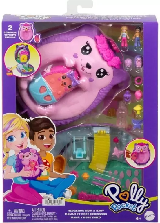 Polly Pocket Rodzina Jeżyków Kompaktowa Torebka - tantis.pl