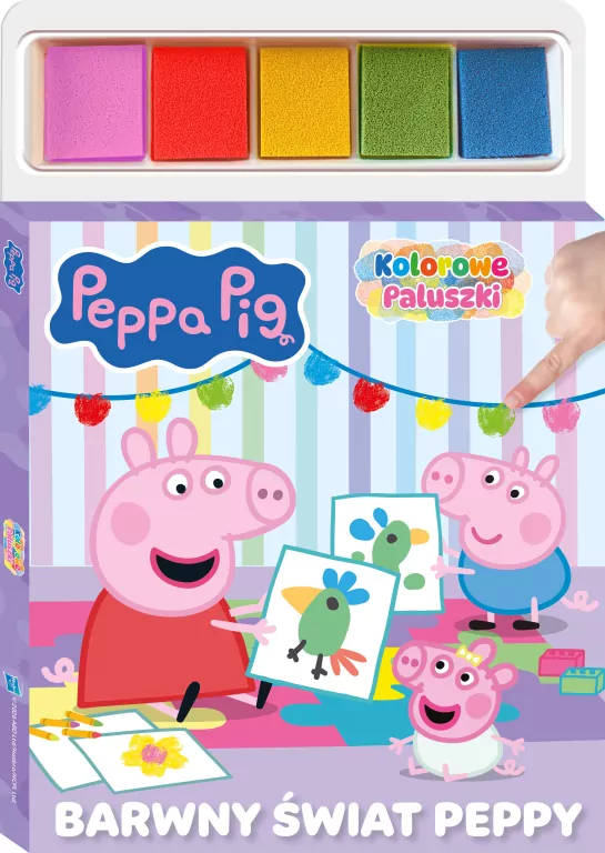Barwny świat Peppy. Świnka Peppa. Kolorowe Paluszki - tantis.pl