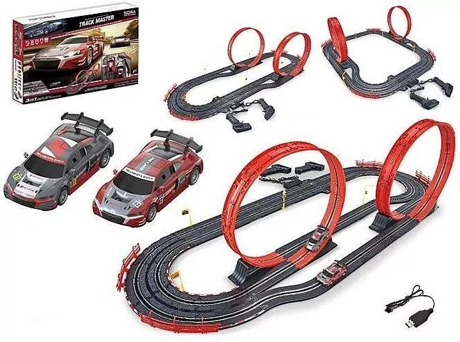 Tor wyścigowy z autkami 1:43 USB - tantis.pl