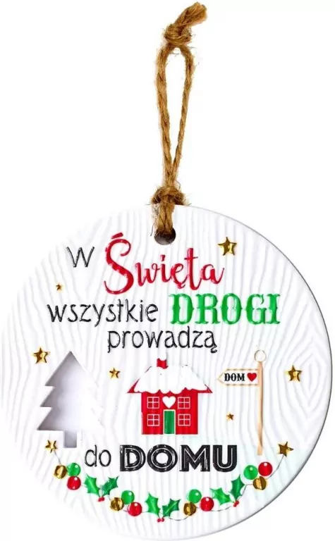 Zawieszka ceramiczna Boże Narodzenie - tantis.pl