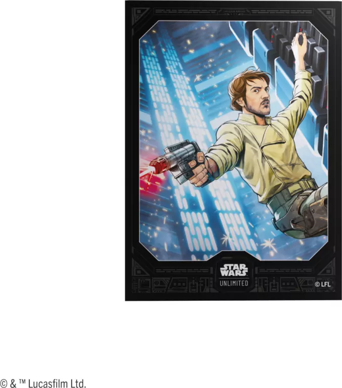 Gamegenic: Star Wars Unlimited Card Game - Premium Art Sleeves - Cassian Andor - tantis.pl