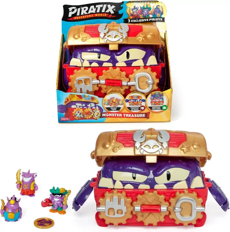 Piratix S Playset Monster Treasure - tantis.pl