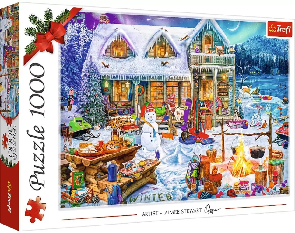TREFL. Puzzle 1000. XMAS Zimowy czas - tantis.pl