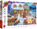 TREFL. Puzzle 1000. XMAS Zimowy czas - tantis.pl