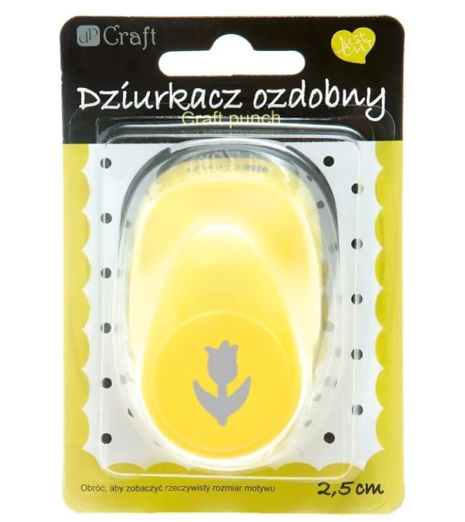 Dziurkacz ozdobny 2,5cm tulipan - tantis.pl