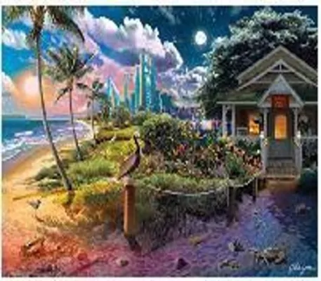 Diamentowa mozaika. Dom na plaży