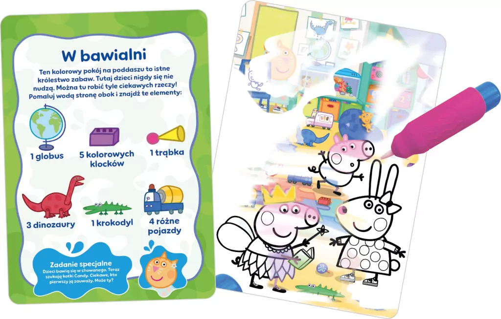 Peppa Pig Wielkie wodne malowanie Z wizytą u Peppy - tantis.pl