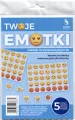 Naklejki przezroczyste emotki 5 szt - tantis.pl