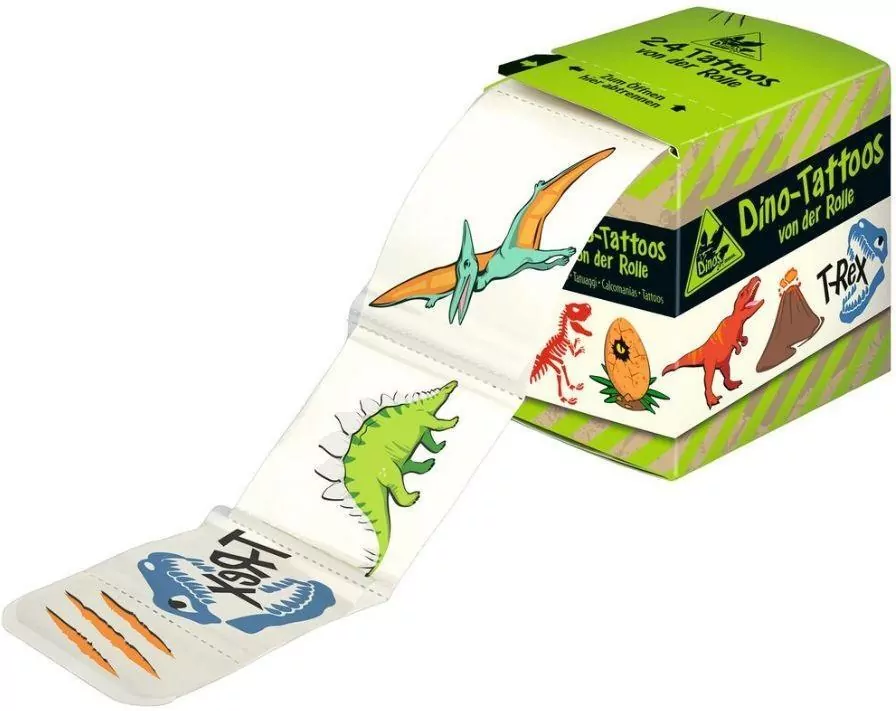 Tatuaże na rolce. Dinozaury - tantis.pl