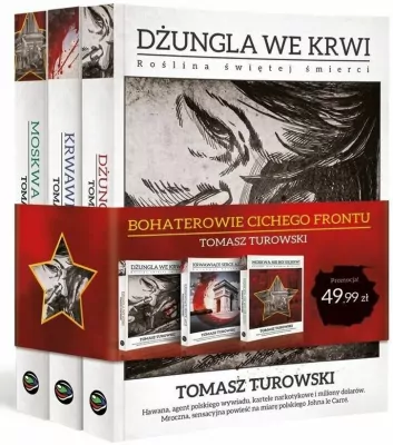 Pakiet Bohaterowie cichego frontu: Dżungla we krwi / Krwawiące serce Azji / Moskwa nie boi się krwi