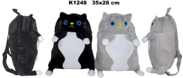 Plecak Kot 35x28cm MIX - tantis.pl