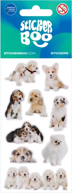 Naklejki Sticker BOO Pieski mix - tantis.pl