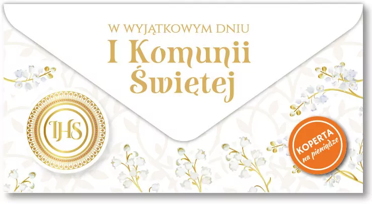 Koperta podarunkowa Komunia - tantis.pl