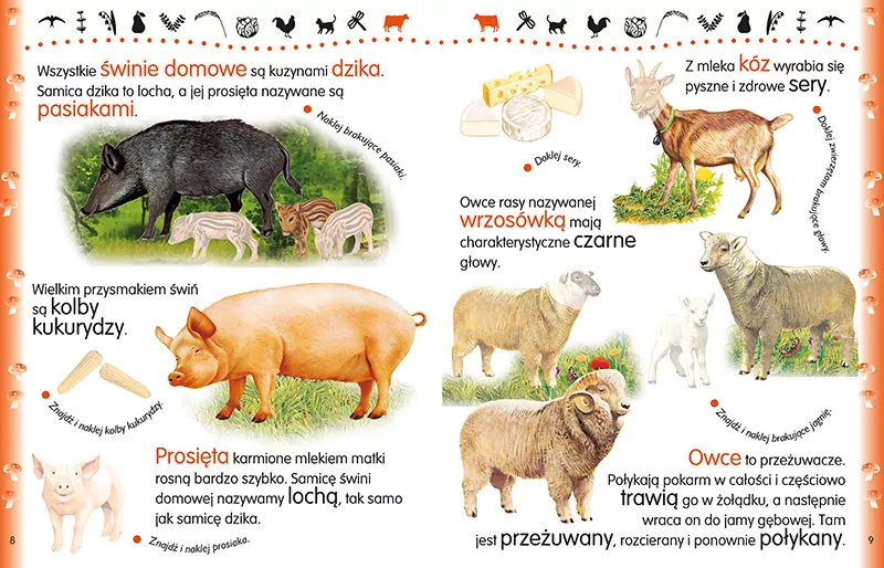 Gospodarstwo wiejskie, 240 Naklejek - tantis.pl