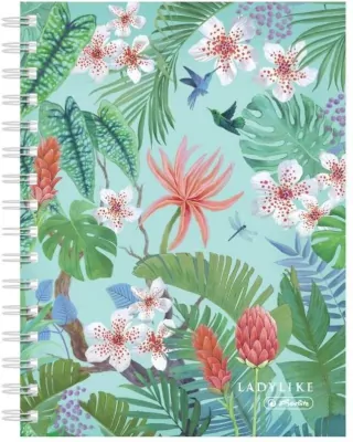 Brulion na spirali A5/100K kr Ladylike