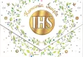 Karnet koperta A5 Komunia. Listki IHS - tantis.pl
