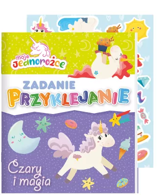 Moje Jednorożce. Czary i magia. Zadanie przyklejanie. Cz.2