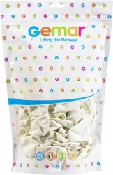 Balony pastelowe białe 33cm