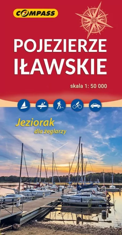 Mapa turystyczna - Pojezierze Iławskie - tantis.pl