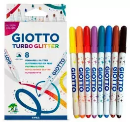 Pisaki Turbo Glitter 8 kolorów - tantis.pl