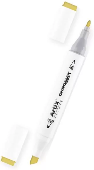 Marker Chromax z 2 końcówk. yellow 45 - tantis.pl