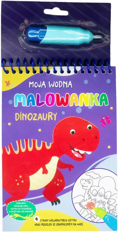 Moja wodna malowanka. Dinozaury - tantis.pl