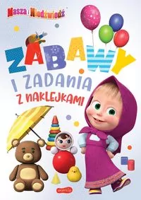 Masza i Niedźwiedź. Zabawy i zadania z naklejkami - tantis.pl