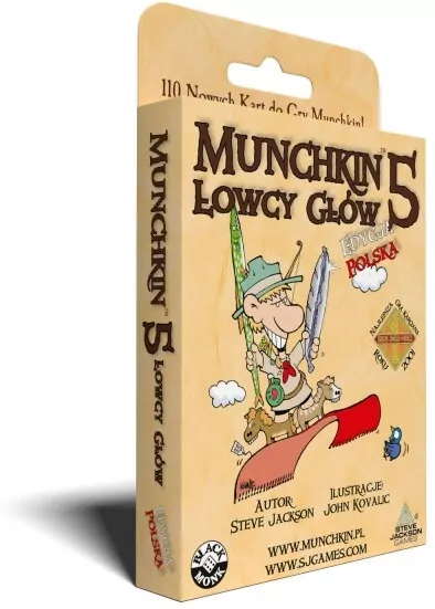 Munchkin 5. Łowcy głów. Dodatek do gry - tantis.pl