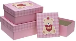 Pudełko prezentowe miś ROZETTE