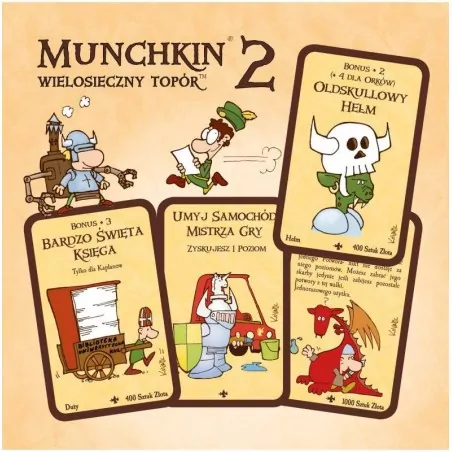 Wielosieczny topór. Munchkin 2 - tantis.pl