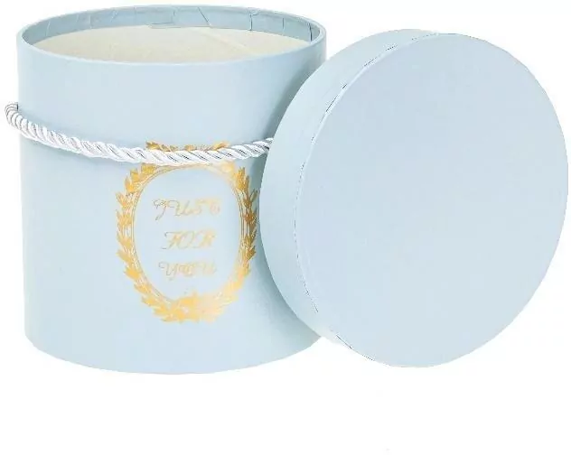 Pudełko Flower Box niebieski ROZETTE - tantis.pl