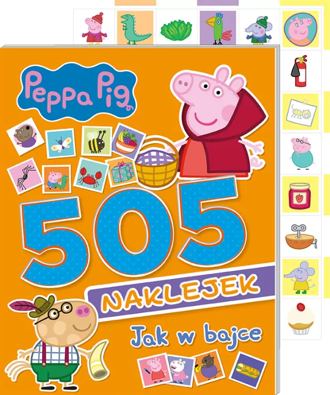 Peppa Pig. Jak w bajce. 505 naklejek. Cz.3 - tantis.pl