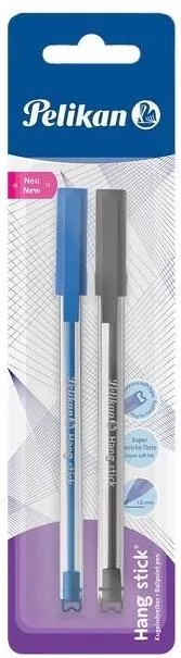 Długopis Hang Stick 1mm nieb.+czarny PELIKAN - tantis.pl