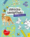 Wesołe łamigłówki z naklejkami. Zwierzęta domowe - tantis.pl