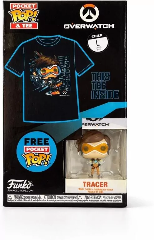 Funko T-shirt Overwatch Tracer L + figurka - tantis.pl