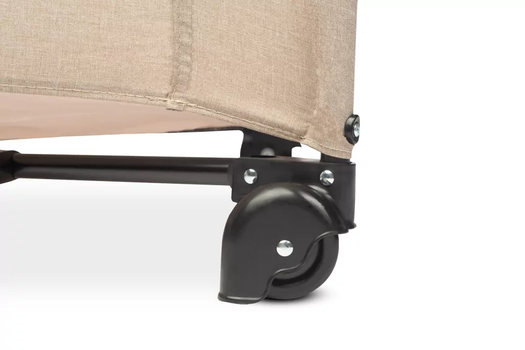 Caratero Łóżeczko turystyczne Esti opuszczany bok brązowe - tantis.pl