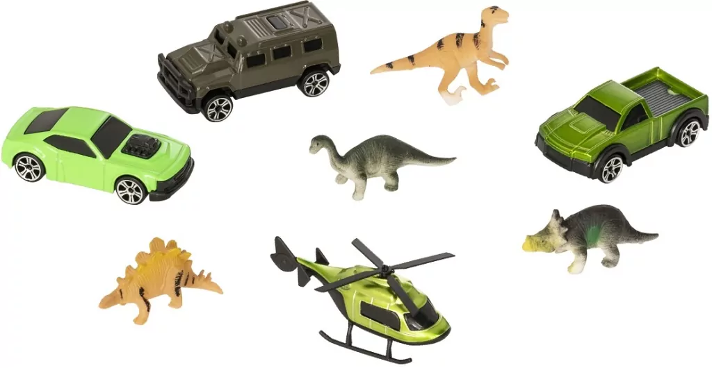 Teamsterz. Transporter Dino + akcesoria - tantis.pl